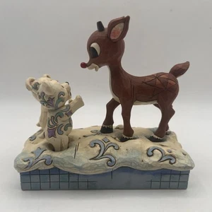 Figurina Jim Shore Rudolph 2008 renna naso rosso e orso polare bambini #4009804 - Foto 1 di 10