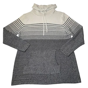Maglione T by Talbots donna XL a righe collo alto - Foto 1 di 7