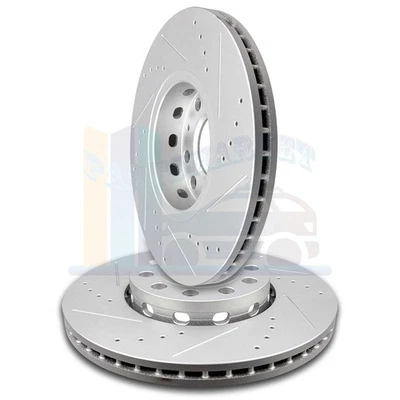 2X Front Discs Brake Rotors For 1995 1996 -2001 Audi A6 Quattro G3000 Casting Foto 1 de 4