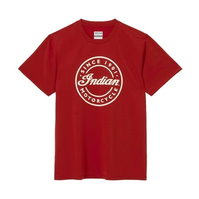 Indian Motorcycle Men's Circle Script Indian Motorcycle T-Shirt, Red - Image 1 of 3