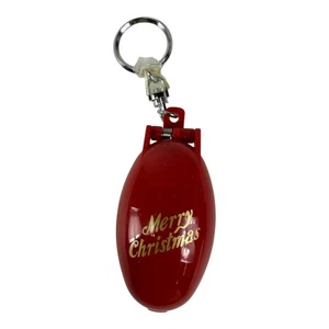 Vintage Takara Pocket Critter Keychain 1993 Christmas Santa Reindeer Working - Picture 1 of 3