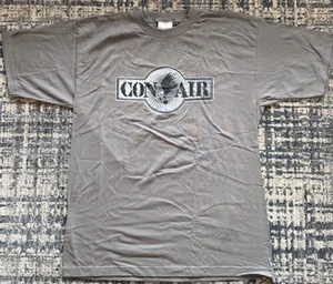 Vintage 1997 Con Air Film Promo T-Shirt XL Nicolas Cage Danny Trejo Touchstone - Bild 1 von 5