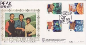 GB Briefmarken Ersttagsbrief Peak Practice TV-Serie, Medizin, Ärzte BENHAM 1994 - Bild 1 von 1