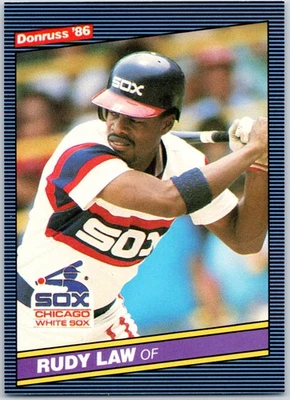 1986 Donruss #632 Rudy Law - Image 1 of 2