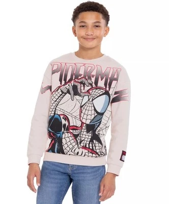 SpiderMan Boys Crewneck Sweatshirt Size Small (6-7) - Image 1 of 4