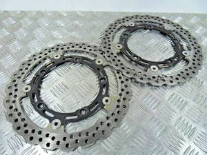 Genuine Kawasaki Z650 / NINJA 650 Pair of front wheel brake discs 2017 to 2025 - Picture 1 of 6