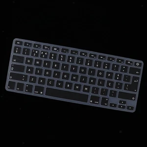 Housse de clavier en silicone langue portugaise protection de la peau pour Macbook Black - Photo 1/7