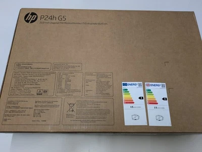 HP 24’’ P24h G5 2024 Widescreen FHD Monitor – 1080p, IPS, HDMI, Stand Included - Image 1 of 3