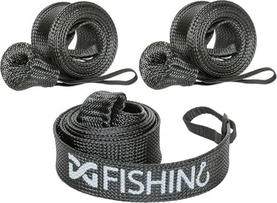 Fishing Rod Sleeve, 3 Pack, 7ft Casting Protector/Rod Sock/Rod 7ft, Black  - Image 1 of 4