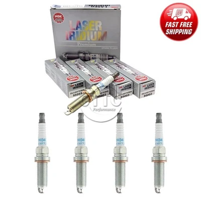 Bujía láser de iridio NGK genuina 4 piezas para Nissan Juke 15-17/17-19 Sentra L4 Foto 1 de 4