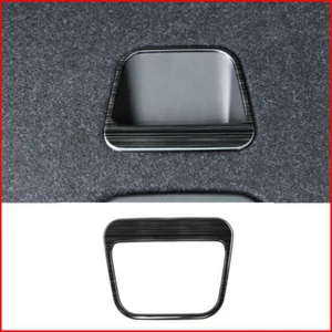 For Volvo XC40 2019-2022 Black steel Rear Trunk Handle Frame Molding Cover Trim - Picture 1 of 6