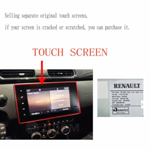 REEMPLAZO Pantalla Táctil Navegación Para Renault Arkana Traffic Express - Imagen 1 de 3