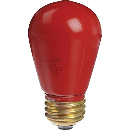 CPM Delta 1 35111 * 12 35110 Brightlab Junior Safelight 11W Universal Red Bulb - Image 1 of 1
