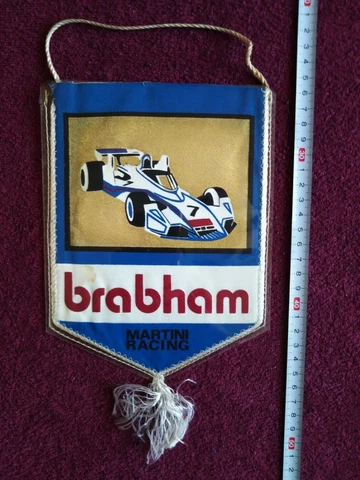 Old Motoring Pennant : Formula 1 - BRABHAM  MARTINI RACING - F1 Team Cover
