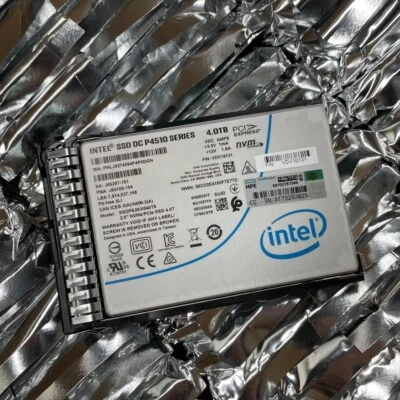 4TB Intel SSD P4510 Series DC NVME U.2 2.5" SSDPE2KX040T8 Solid State Drive - Image 1 of 4