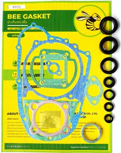 FOR Yamaha DT175 A/B/C (1974-1976) Gasket Set + Engine Oil Seal Kit New - Picture 1 of 3