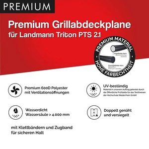 Premium Grill Abdeckhaube für Landmann Triton PTS 2.1 - Bild 1 von 8