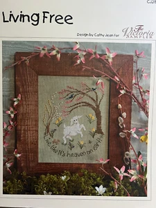 The Victoria Sampler- Design by Cathy Jean- Living Free chart - Picture 1 of 2
