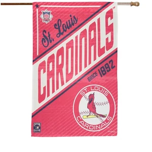 St. Louis Cardinals 28" x 40" Heritage House Flag with 3" Pole Sleeve - Picture 1 of 1