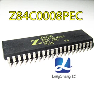 2 STCK. Z84C0008PEC DIP-40 Mikroprozessoren - MPU 8 MHz Z80 CPU XT - Bild 1 von 5