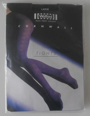 Nip: Wolford Cornwall Tights! 40 Den! Size L! Color: Black - Image 1 of 2