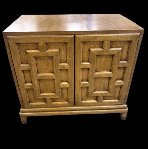 Asian Modern four-door cabinet designed by Renzo Rutili for Johnson furniture Cover