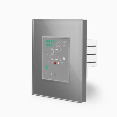 LUXUS-TIME Raumthermostat Programmierbar WLAN GlasThermostat Fußbodenheizung - Bild 1 von 4
