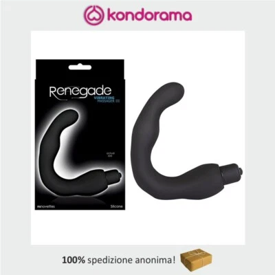 Anal plug stimolatore anale vibratore prostatico anatomico in silicone prostata - Immagine 1 di 4
