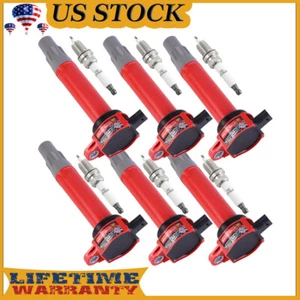 6pcs Ignition Coil + Spark Plug Kit for 2006-10 Chrysler 300 Dodge Charger UF502 - Picture 1 of 18