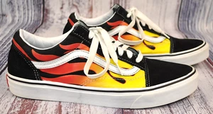 Vans OLD SKOOL Lace Up VN0A38G1PHN Men's Size 10 Shoes Skate FLAME - Picture 1 of 8
