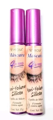 ¡PACK DE 2! MASCARA PROSA MAXI VOLUMEN SILICONA WATERPROFF FÓRMULA  Foto 1 de 2