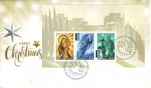 .AUSTRALIA - NAVIDAD 2016 - MINIHOJA en FDC. - Imagen 1 de 1