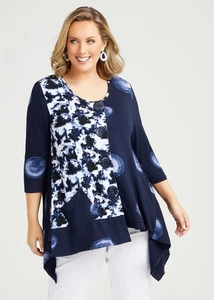 Taking Shape Midnight Bamboo Cardigan XXS. Navy & White BNWT RRP $139.95 - Picture 1 of 4