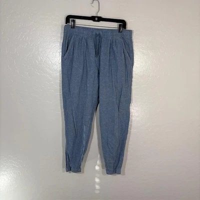 Pantalones de chándal Patagonia para mujer medianos azules cáñamo algodón orgánico salón informales Foto 1 de 4