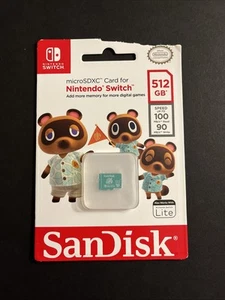 Carte mémoire micro SD microSDXC SanDisk Gaming 512 Go - SDSQXAO-512G-GNCZN - Photo 1 sur 2