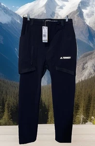 Adidas Terrex Pants Women L Black Zupahike PTS Hiking Pockets - Picture 1 of 11
