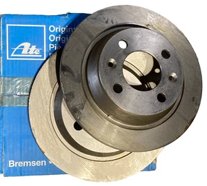 2x ATE 24.0109-0130.1 Bremsscheibe Hinten für SAAB 900, 9000 258,0x9,0mm, 4x108 - Bild 1 von 3