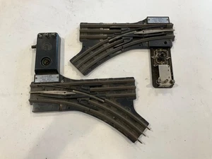 Old Vintage Pair Lionel O Gauge Train Switch Track 022 As Is Untested - Picture 1 of 7