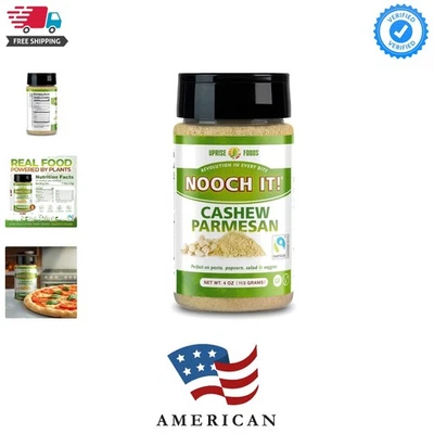 Queso parmesano anacardo NOOCH IT - 4 OZ | Sin lácteos, orgánico, comercio justo, no... Foto 1 de 4