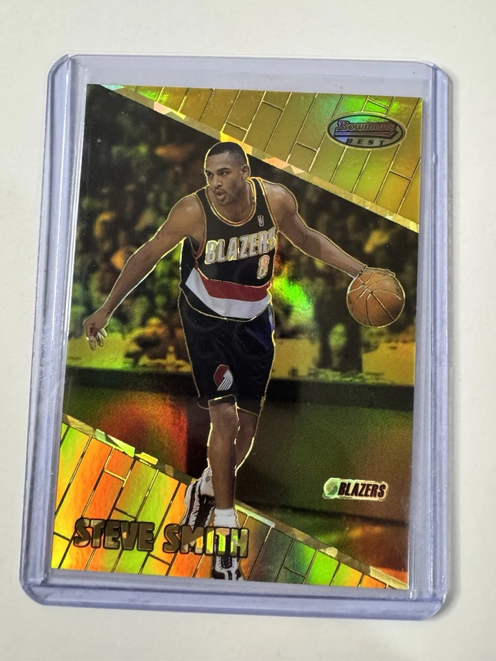 Steve Smith 1999-00 Bowman's Best Topps refractor atómico/100 Foto 1 de 3