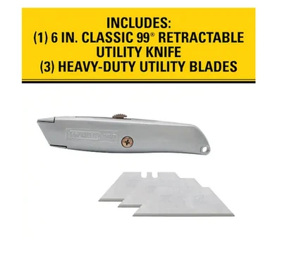 6 pulgadas Cuchillo utilitario clásico retráctil Foto 1 de 2