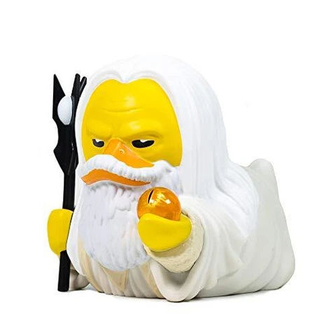 TUBBZ Lord of The Rings Saruman Collectible Duck Vinyl Figure - Official Lord Cover
