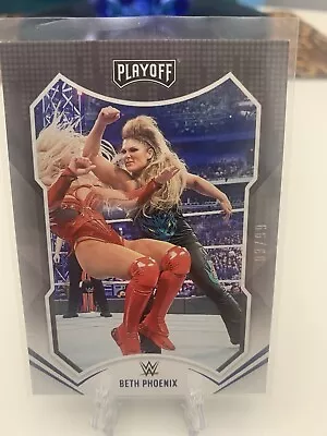 2022 WWE Panini Chronicles Playoff Beth Phoenix Blue Parralel #163 03/99 - Image 1 of 2