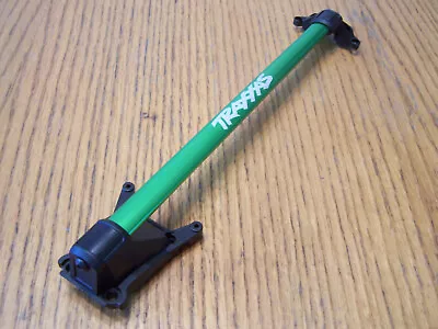 Fits Traxxas Ultimate RUSTLER 4X4 Green Aluminum Chassis Center Brace & Mounts - Image 1 of 4
