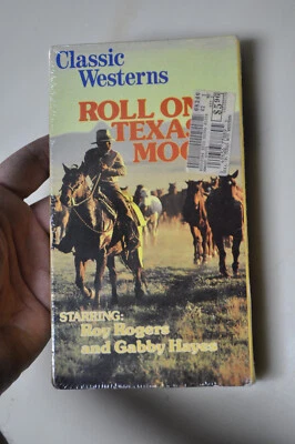 ROLL ON TEXAS MOON - ROY ROGERS - VHS - NEW IN BOX, sealed - Image 1 of 4