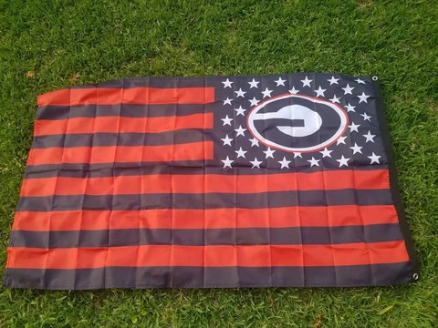 Georgia Bulldogs Nation Flag 3x5' University Of Georgia Yard Garden House Banner Cover
