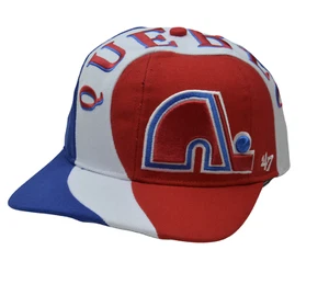 '47 Quebec Nordiques NHL Vintage MVP DP Hockey Adjustable Snapback Hat - Picture 1 of 8