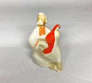 Porcelain figurine Bandura Player Kobzar Musician soviet vintage statuette USSR - Picture 1 of 10