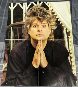 OZZY OSBOURNE / POISON / BRET MICHAELS / 1980'S 4 PAGE MAGAZINE POSTER + DVD - Picture 1 of 2
