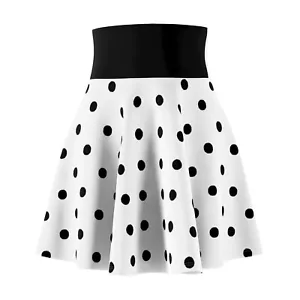 Polka Dot Skater Skirt for Trendy Women, Casual Outfits, Summer Fashion, Party - Picture 1 of 31